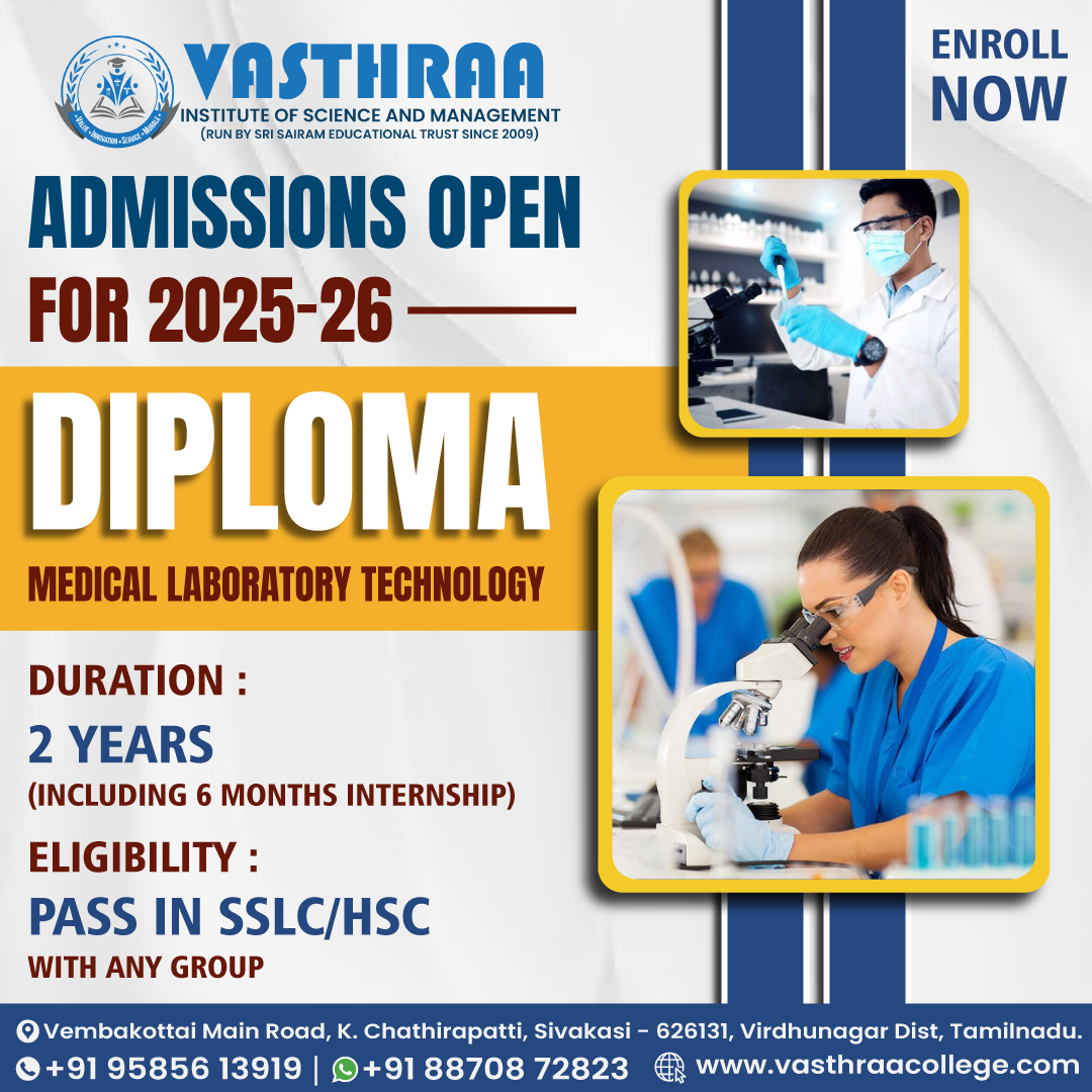Diploma in Medical Laboratory Technology