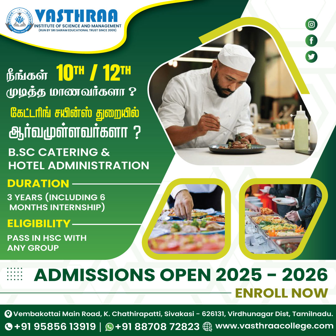 BSc in Catering & Hotel Administration